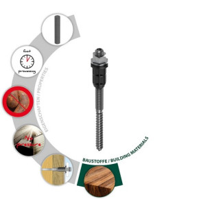 TOX Thermo Proof Wood M12x230/120 (2 Stck.) Montagesystem